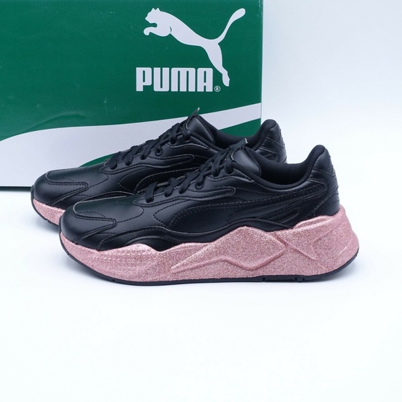 puma rsx black pink